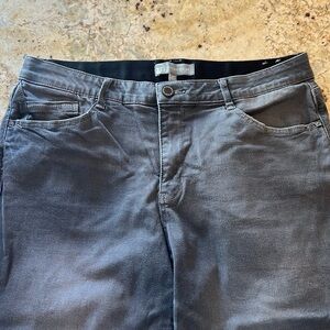 Wit&Wisdom grey ankle jeans size 16p